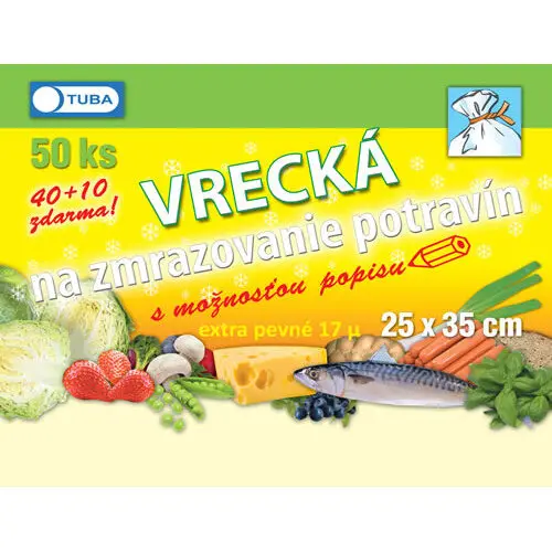 Vrecká na zmrazovanie 25x35cm mix