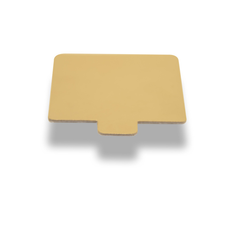 Zlatá lepenková podložka 7x7 cm