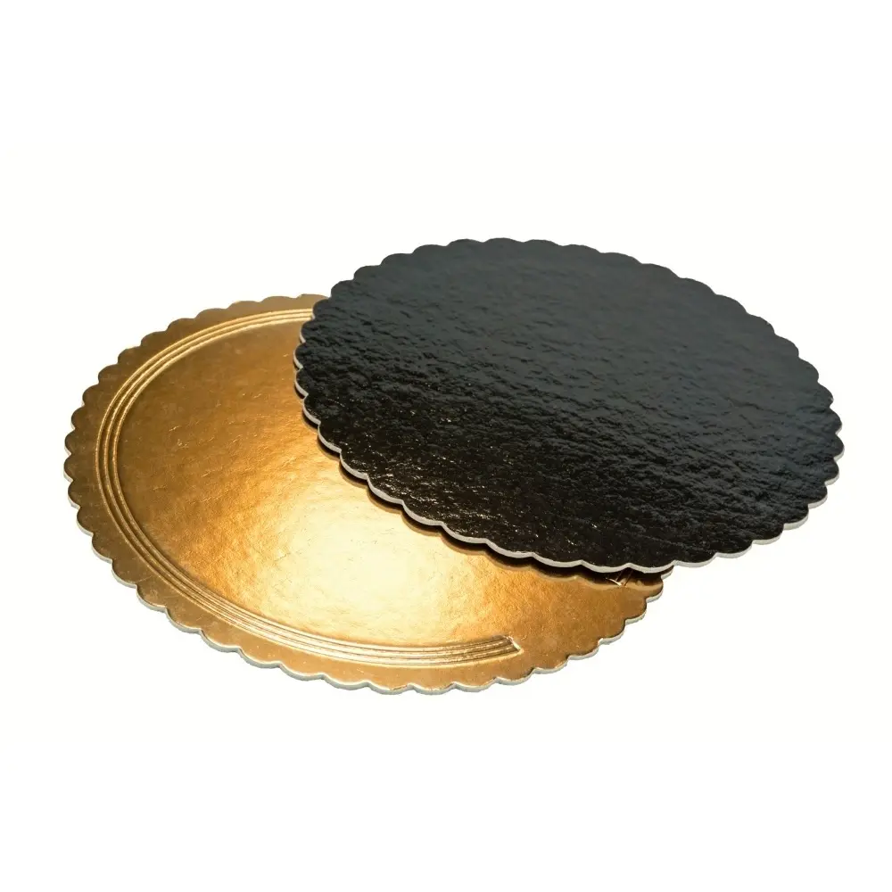 Obojstranný podnos 40cm zlato-čierny