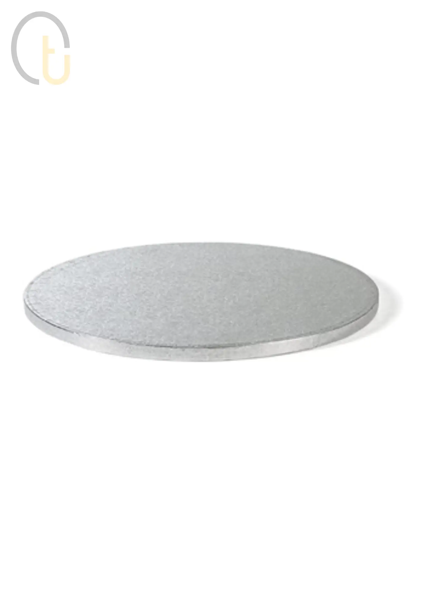 1,2 cm HRUBÝ podnos 30 cm strieborný - 1ks