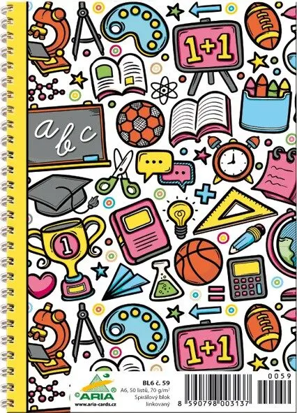 Blok linajkový - A6