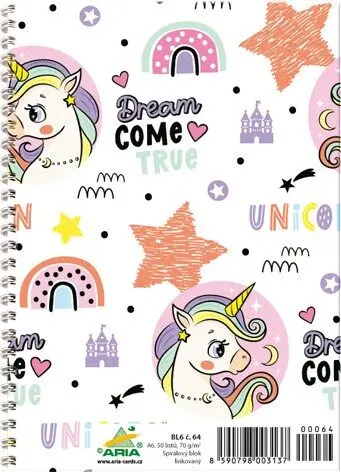 Blok linajkový - A6 č.64