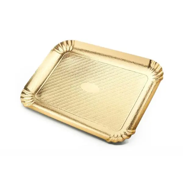 Zlatá tácka 29,7 x 38,5 cm OY8