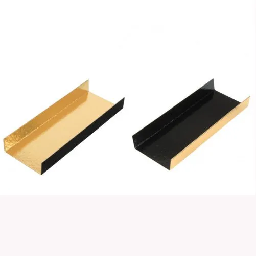 Zlato čierna podložka 4,5 x 13cm s okrajom