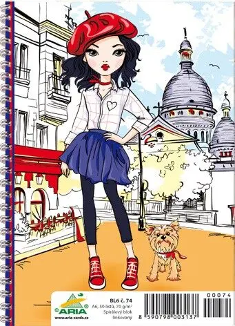 Blok linajkový - A6 č.74