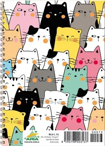 Blok linajkový - A6 č.73