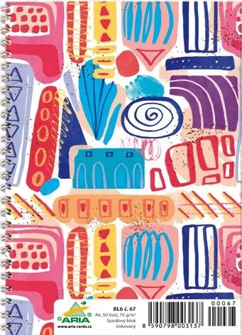 Blok linajkový - A6 č.67