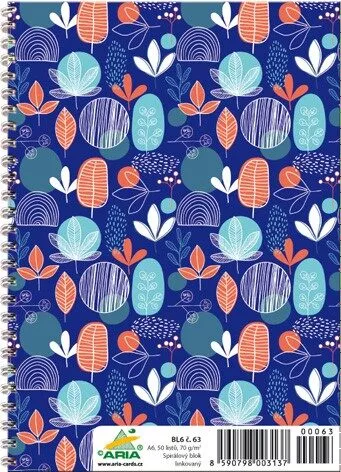 Blok linajkový - A6 č.63