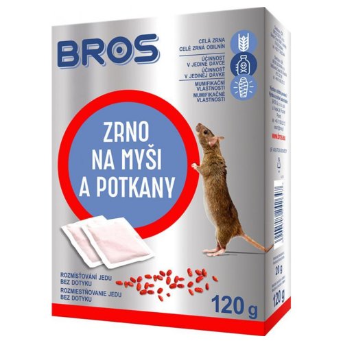 Bros zrno myši,potkany 120g