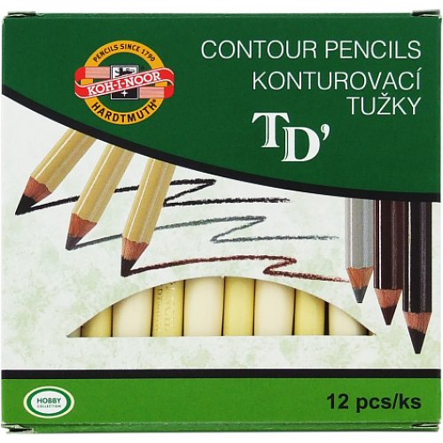 Kozmetická tužka čierna -koh i nor 12ks