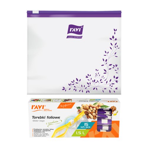 Vrecká foliové so zipsom 1,5l b.15ks