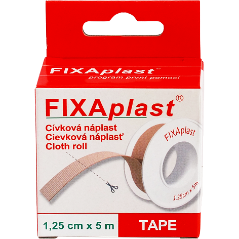 Fixaplast cievka 1.25cmx5m