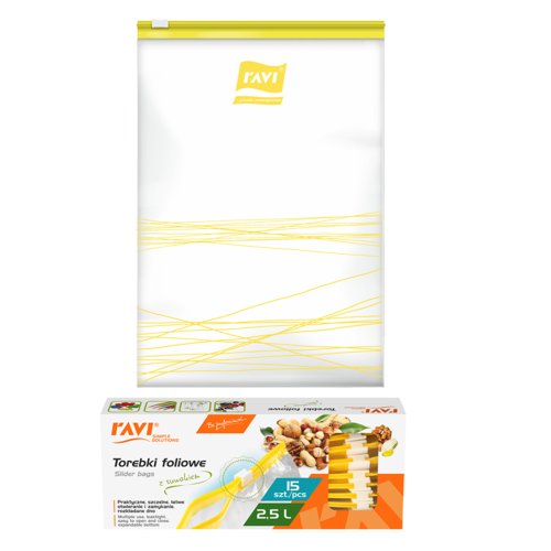 Vrecká foliové so zipsom 2,5L b.15ks