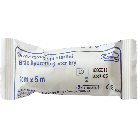 Obväz sterilný 8cm x 5m