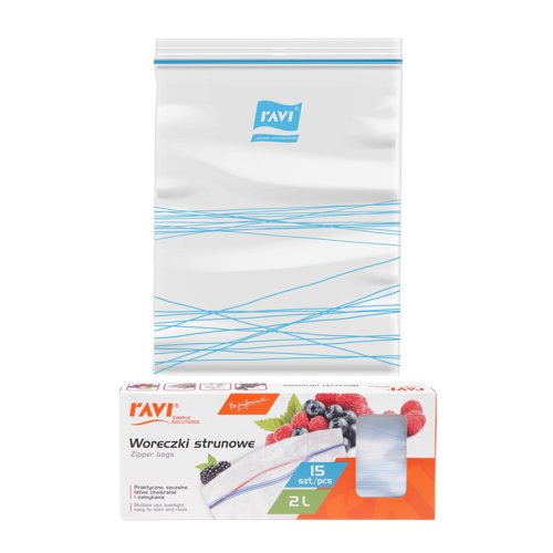 Vrecká foliové Zipper 2L bal.15ks