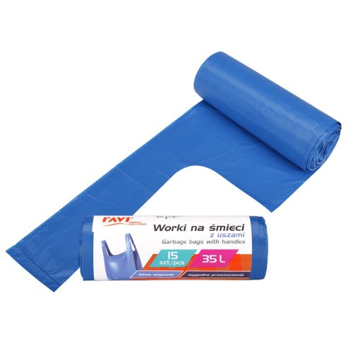 Vrecká do koša s ušami 35L bal.15ks