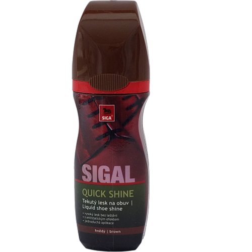 Sigal tekutý lesk 75ml hnedý