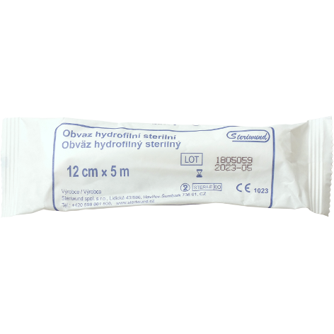 Obväz sterilný 12cm x 5m