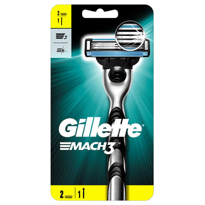 Gilette Mach3 strojček+2náhrady
