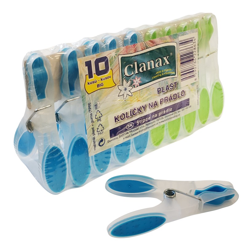 Štipce PVC BIG bal.10ks