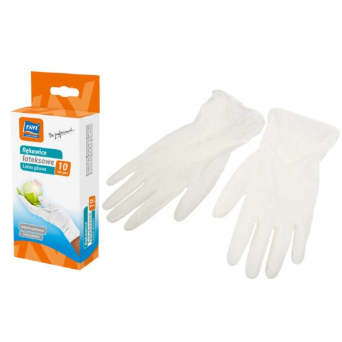 Rukavice latexové bal.10ks č.M