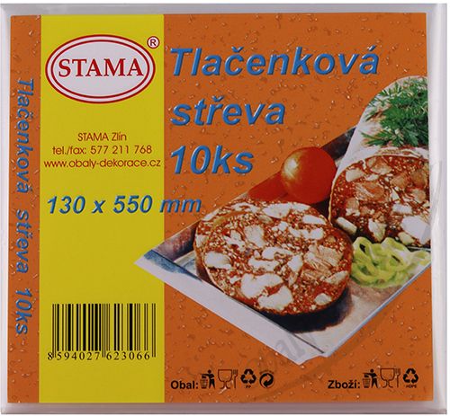 Vrecká na tlačenku 130 x 550mm