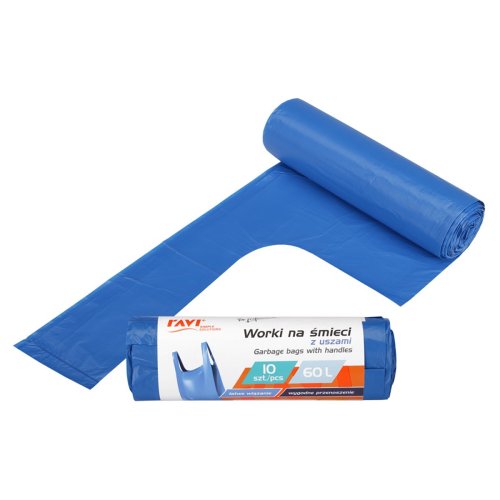 Vrecká do koša s ušami 60L bal.15ks