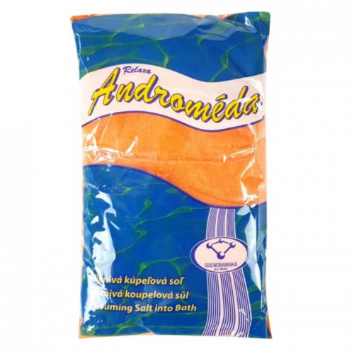 Soľ do kúpeľa Andromeda 1kg mandarínka